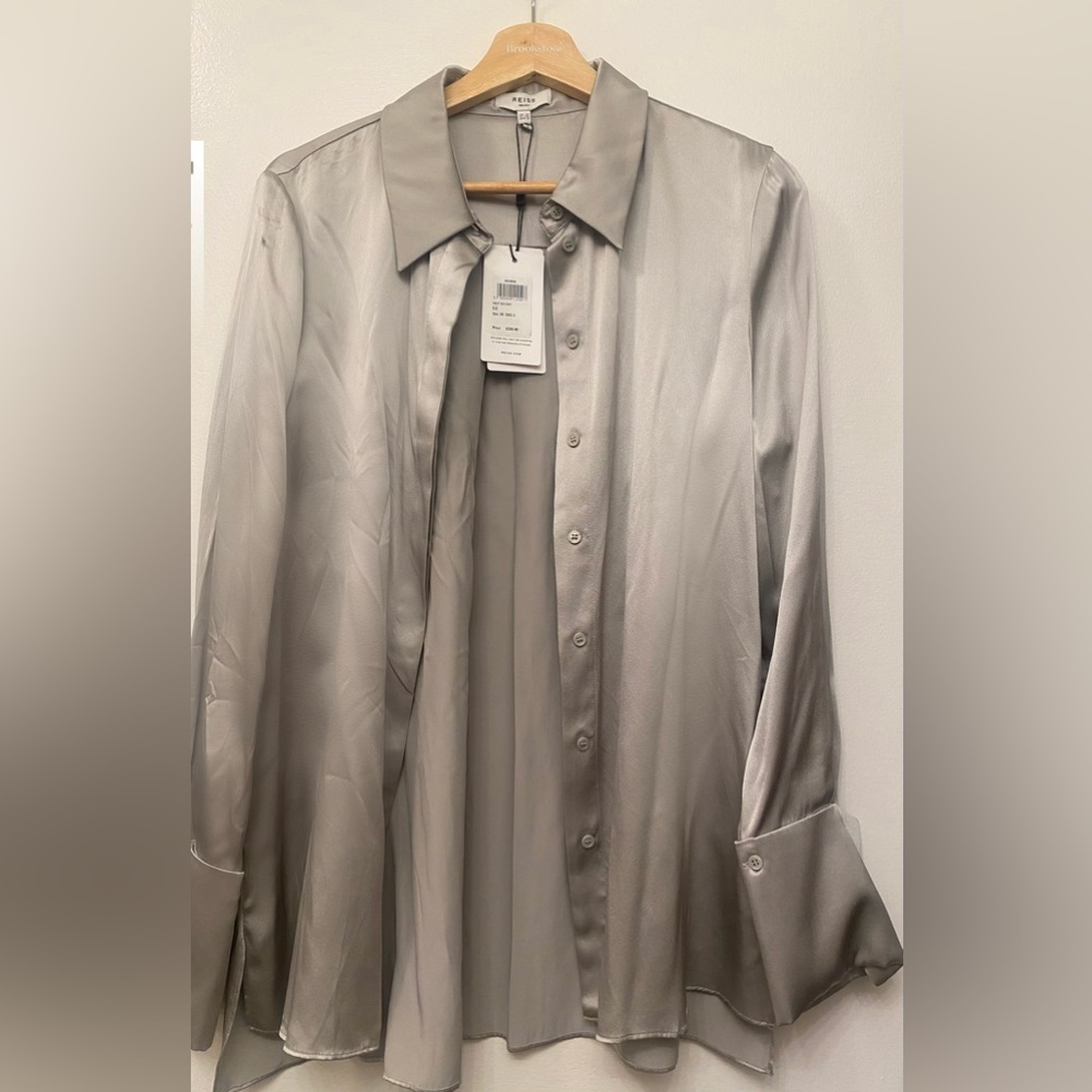 Reiss Hailey Silk Shirt